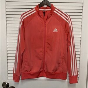 Adidas Coral Jacket with White Stripes